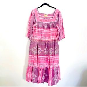 Boho Kaftan Muumuu Summer Dress Ramona Rull Open Size